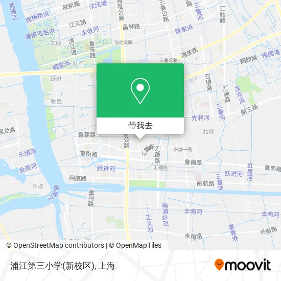 浦江第三小学(新校区)地图