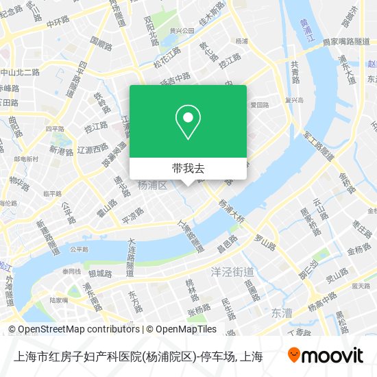 上海市红房子妇产科医院(杨浦院区)-停车场地图