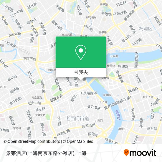 景莱酒店(上海南京东路外滩店)地图