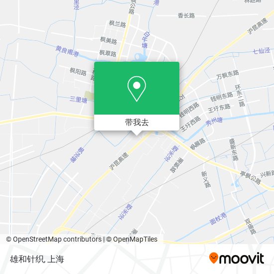 雄和针织地图
