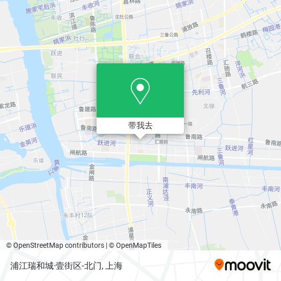 浦江瑞和城·壹街区-北门地图