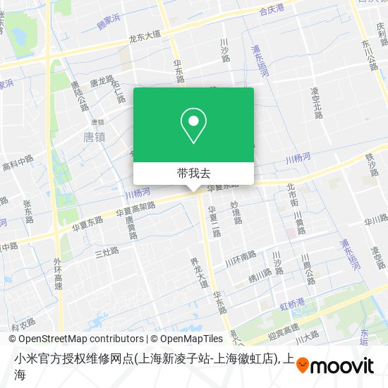 小米官方授权维修网点(上海新凌子站-上海徽虹店)地图