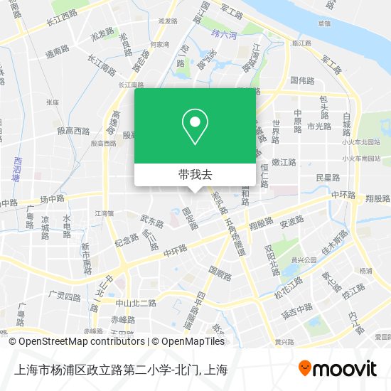 上海市杨浦区政立路第二小学-北门地图