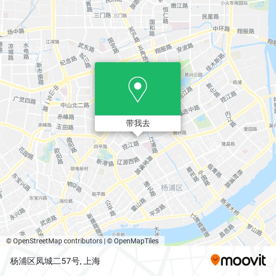 杨浦区凤城二57号地图