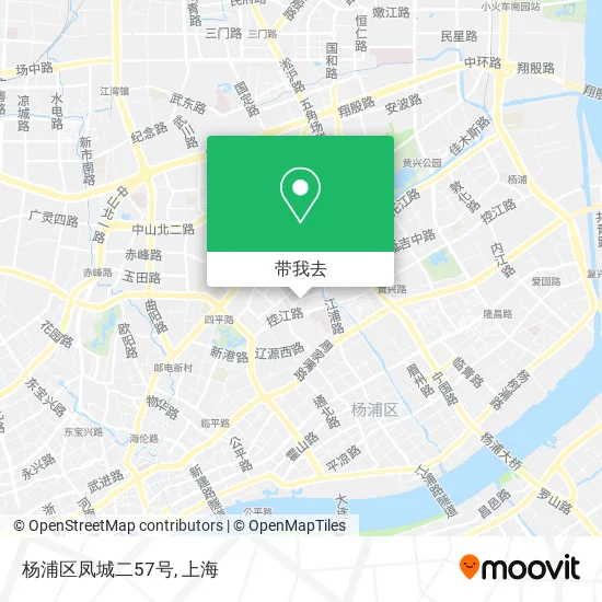 杨浦区凤城二57号地图