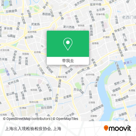 上海出入境检验检疫协会地图