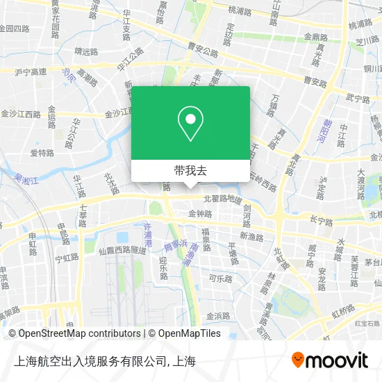 上海航空出入境服务有限公司地图