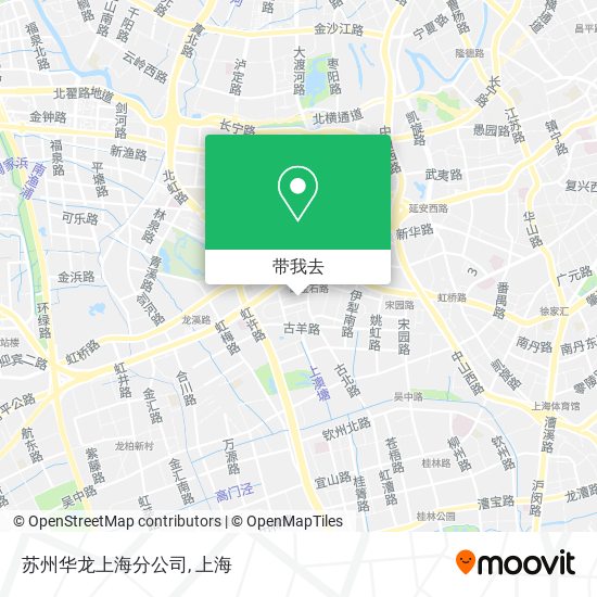 苏州华龙上海分公司地图