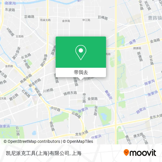 凯尼派克工具(上海)有限公司地图