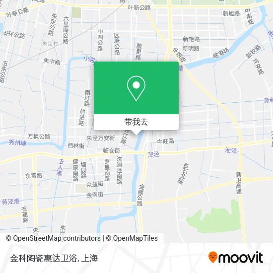 金科陶瓷惠达卫浴地图