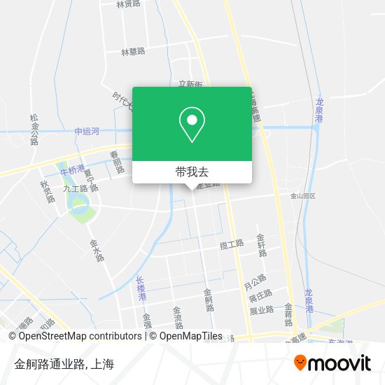 金舸路通业路地图