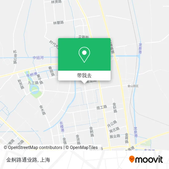 金舸路通业路地图
