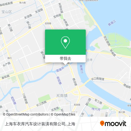 上海车衣库汽车设计装潢有限公司地图