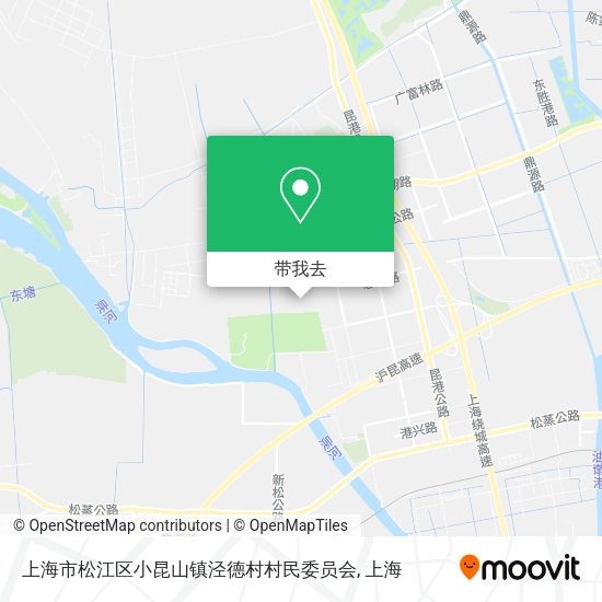 上海市松江区小昆山镇泾德村村民委员会地图