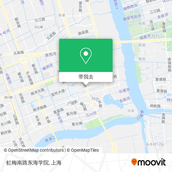 虹梅南路东海学院地图