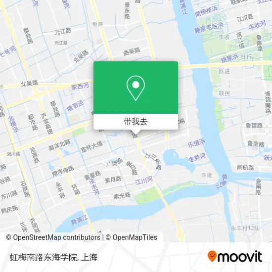 虹梅南路东海学院地图