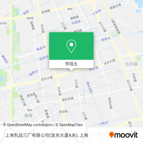 上海乳品三厂有限公司(龙东大厦A东)地图