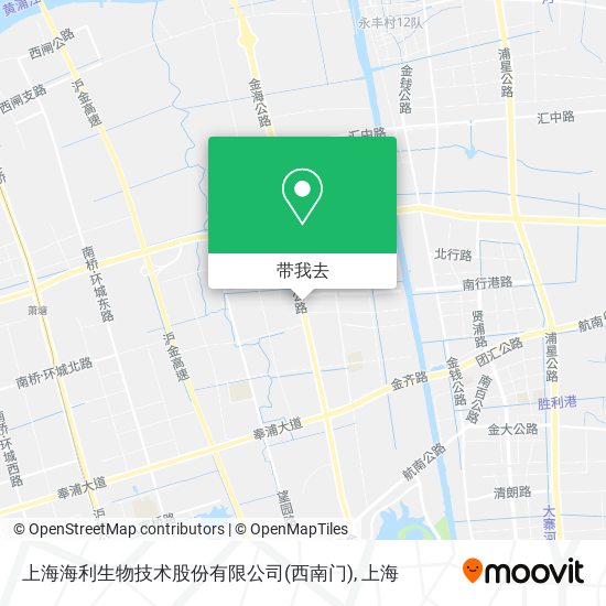 上海海利生物技术股份有限公司(西南门)地图