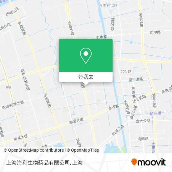 上海海利生物药品有限公司地图
