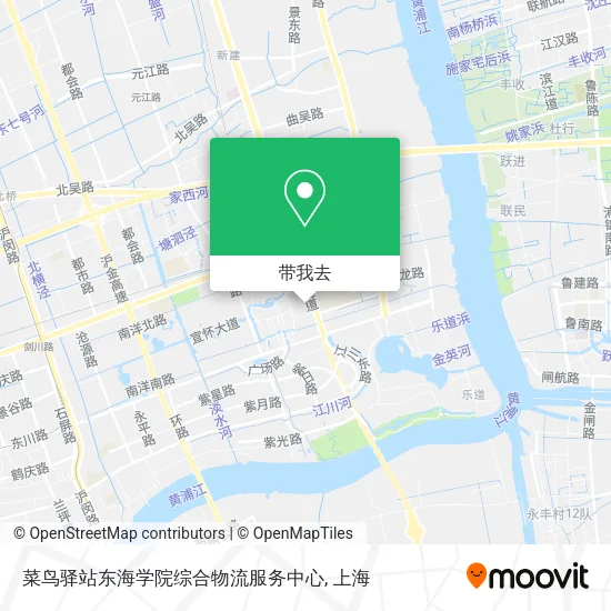 菜鸟驿站东海学院综合物流服务中心地图