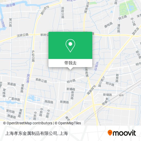 上海孝东金属制品有限公司地图