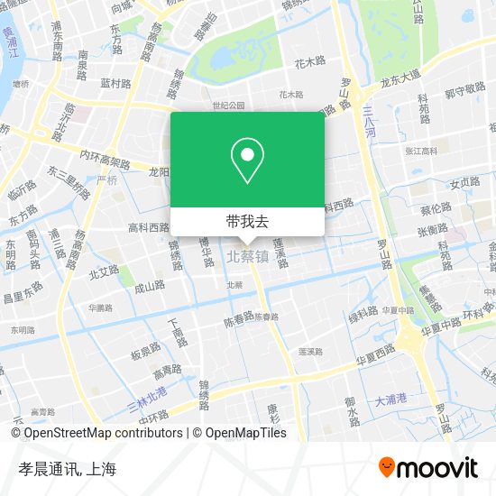 孝晨通讯地图