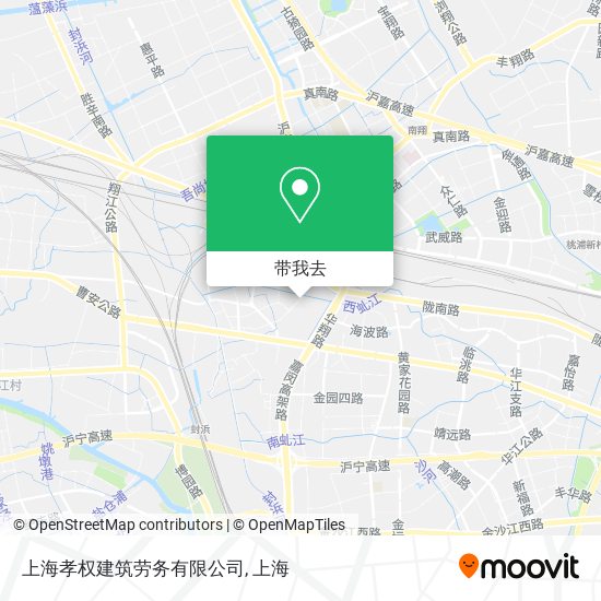 上海孝权建筑劳务有限公司地图