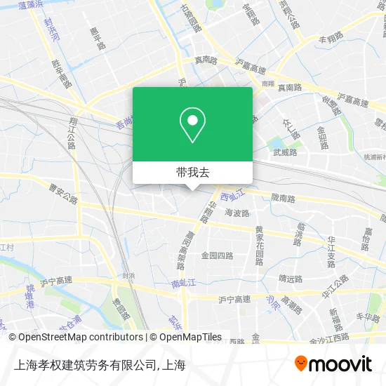上海孝权建筑劳务有限公司地图