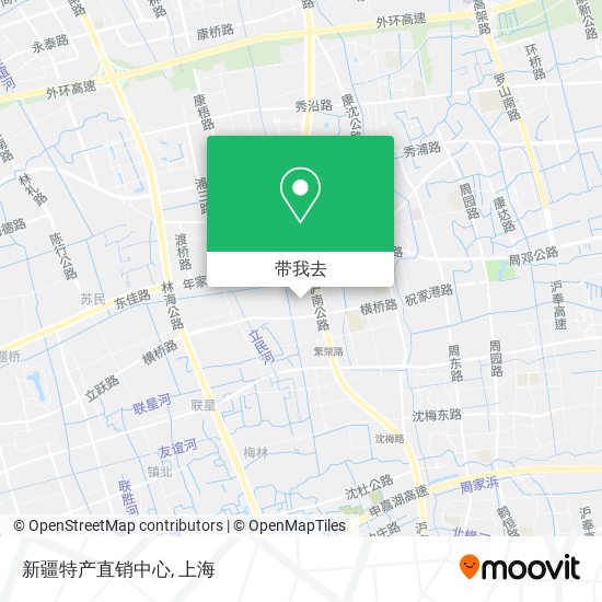 新疆特产直销中心地图