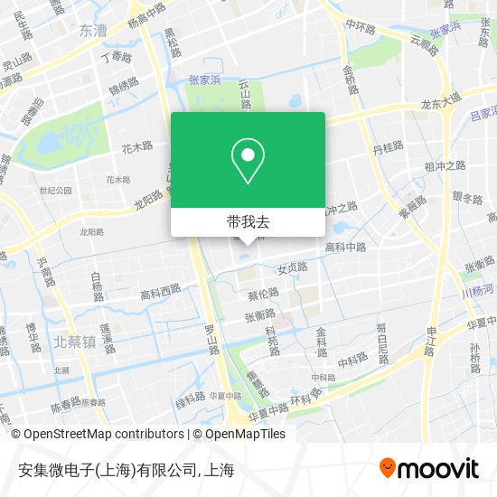 安集微电子(上海)有限公司地图