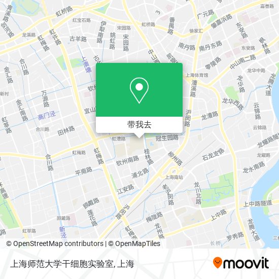 上海师范大学干细胞实验室地图