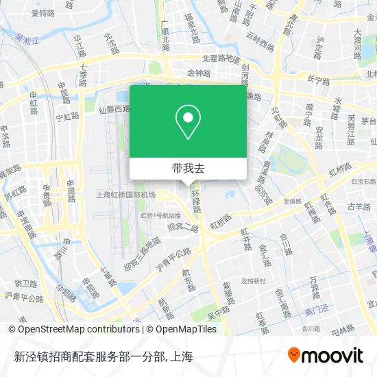 新泾镇招商配套服务部一分部地图