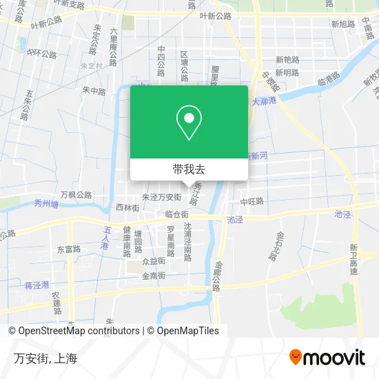 万安街地图