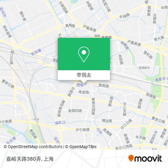 嘉峪关路380弄地图