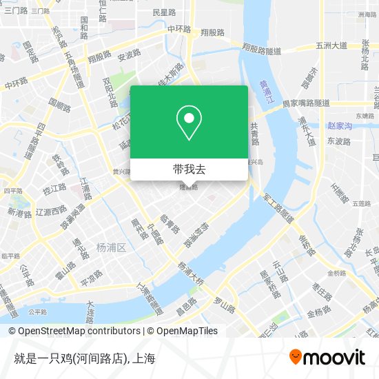 就是一只鸡(河间路店)地图