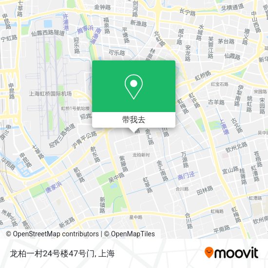 龙柏一村24号楼47号门地图