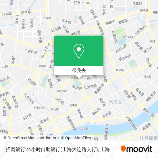 招商银行24小时自助银行(上海大连路支行)地图