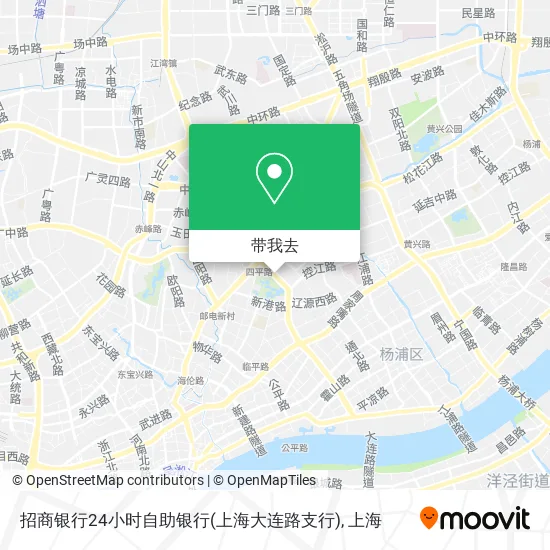 招商银行24小时自助银行(上海大连路支行)地图