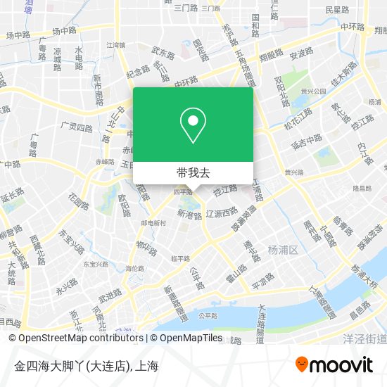 金四海大脚丫(大连店)地图