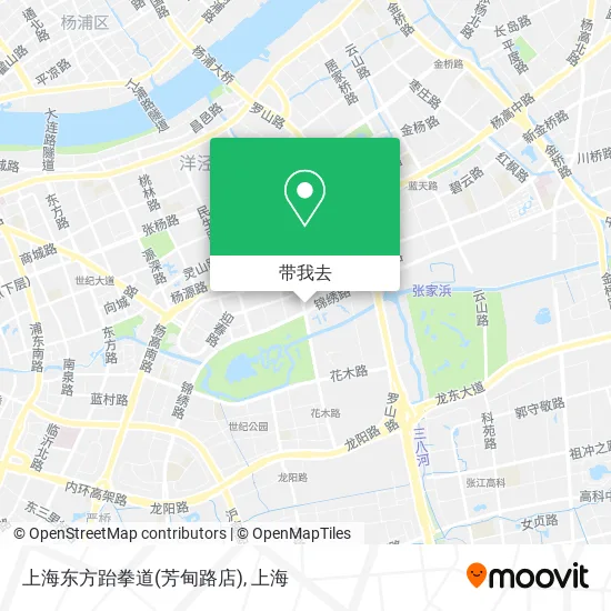 上海东方跆拳道(芳甸路店)地图