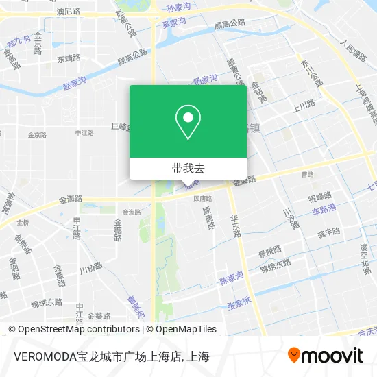 VEROMODA宝龙城市广场上海店地图