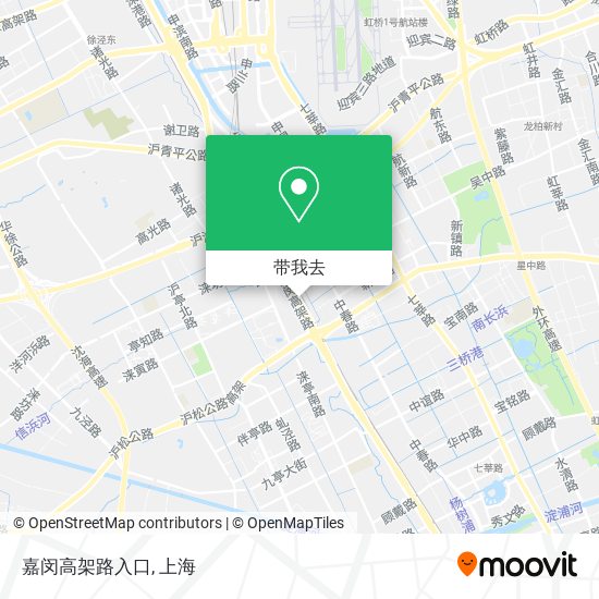 嘉闵高架路入口地图