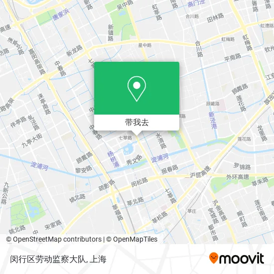 闵行区劳动监察大队地图