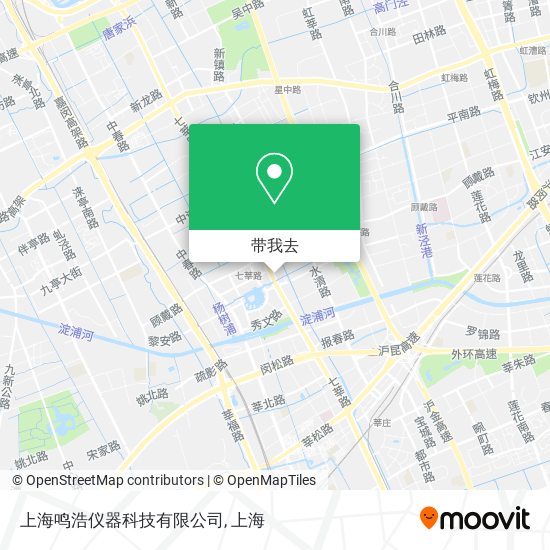 上海鸣浩仪器科技有限公司地图