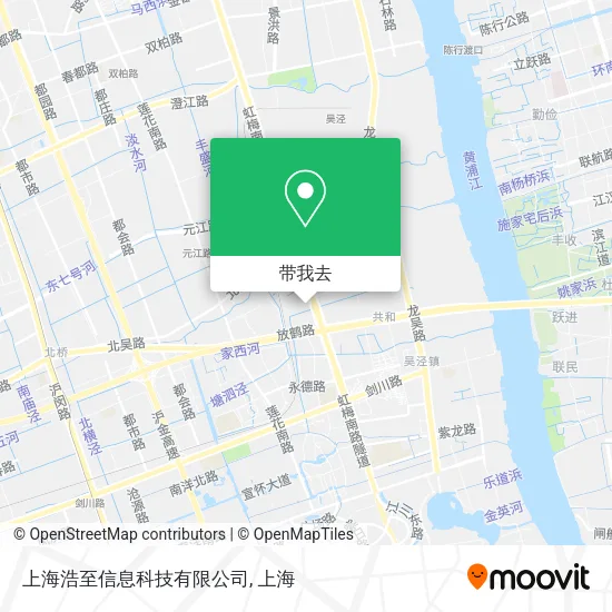 上海浩至信息科技有限公司地图