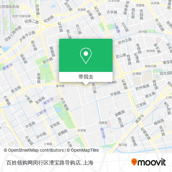 百姓领购网闵行区漕宝路导购店地图