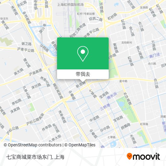 七宝商城菜市场东门地图