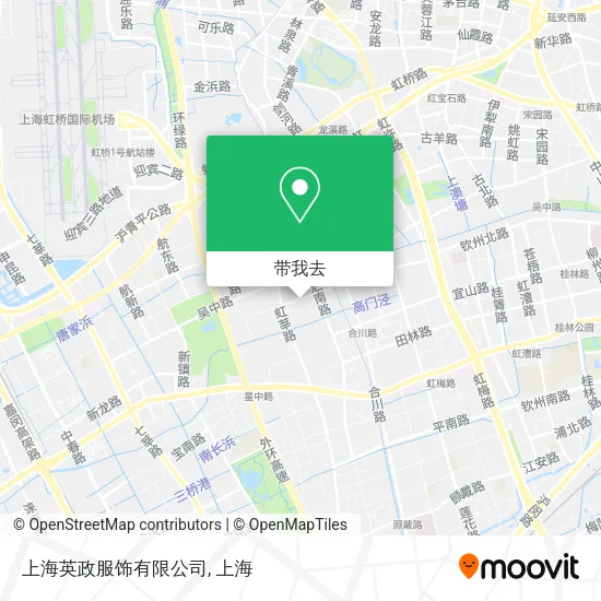 上海英政服饰有限公司地图