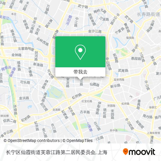 长宁区仙霞街道芙蓉江路第二居民委员会地图