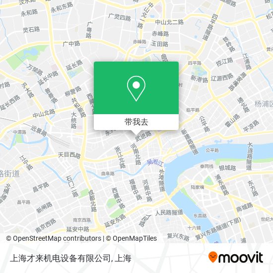 上海才来机电设备有限公司地图